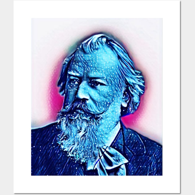 Johannes Brahms Portrait | Johannes Brahms Artwork 5 Wall Art by JustLit